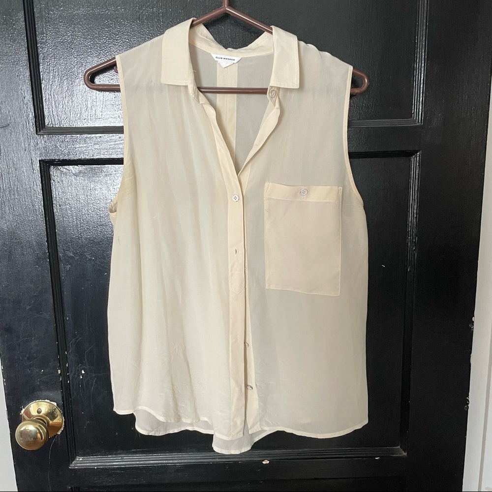 Vintage Club Monaco Silk button down